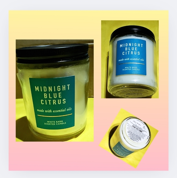 🔥"MIDNIGHT BLUE CITRUS" 1-WICK CANDLE NEW/BBW - Picture 3 of 4
